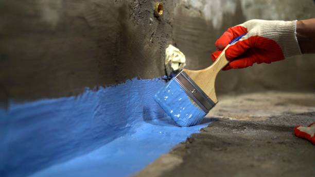 Commercial Foundation Crack Repair project at a Glenmont, MD business property by SJ Waterproofing Pros